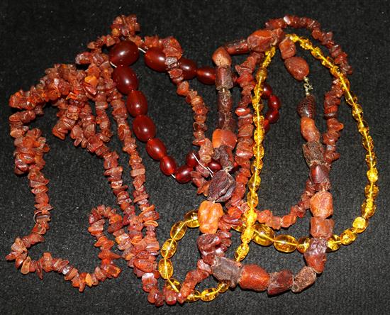 Amber & other beads